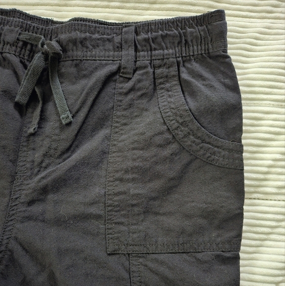 Breckenridge Black Casual Drawstring Capri Pants Size P/M - Picture 4 of 11